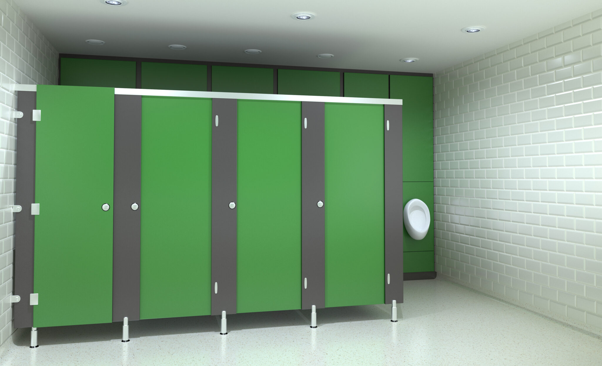 Hurricane Cubicles Product Range from Atlas Washrooms Systems